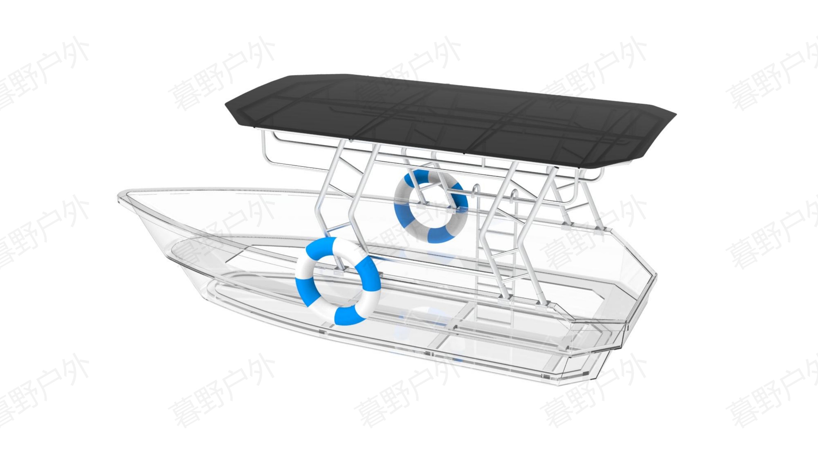 transparent boat